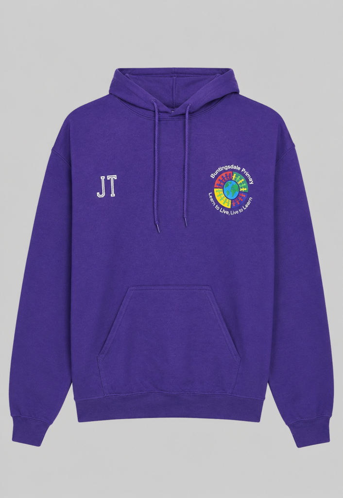 Buntingsdale Primary - PE Hoodie - Embroidered