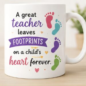 Teacher Mug - Footprints