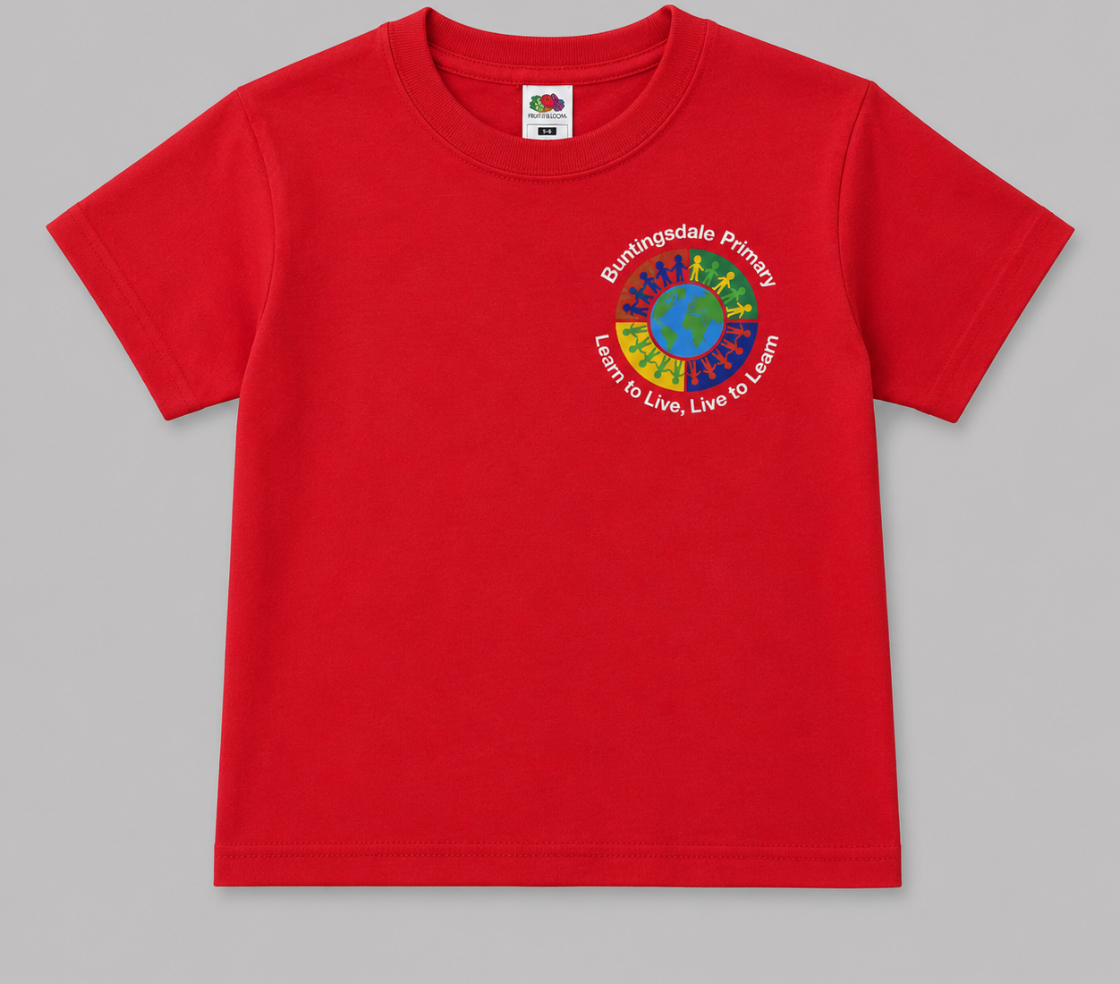 Embroidered Buntingsdale Primary School uniform
