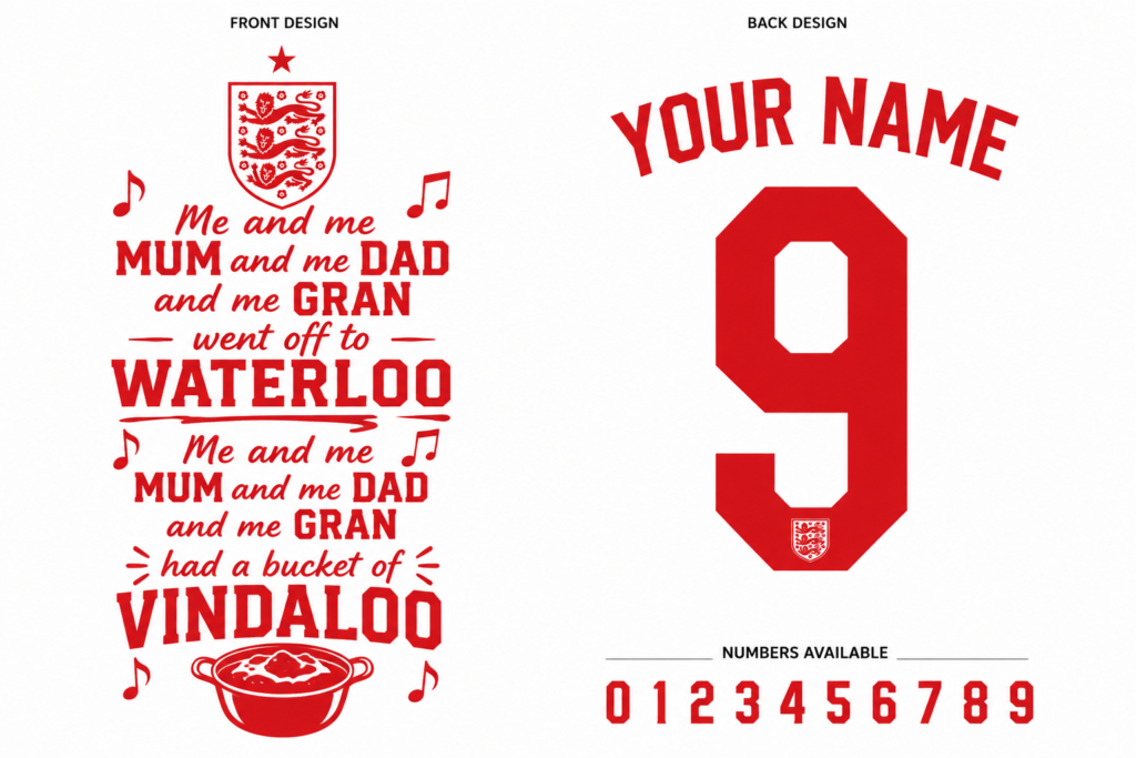 England T-Shirt - Vindaloo