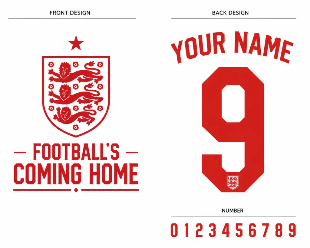 England T-Shirt - Football's Coming Home