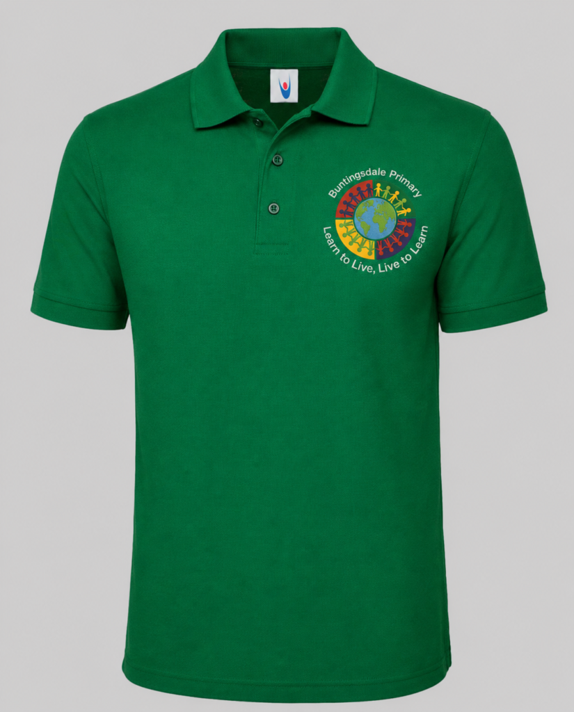Buntingsdale Primary - Staff Polo Shirt - Embroidered
