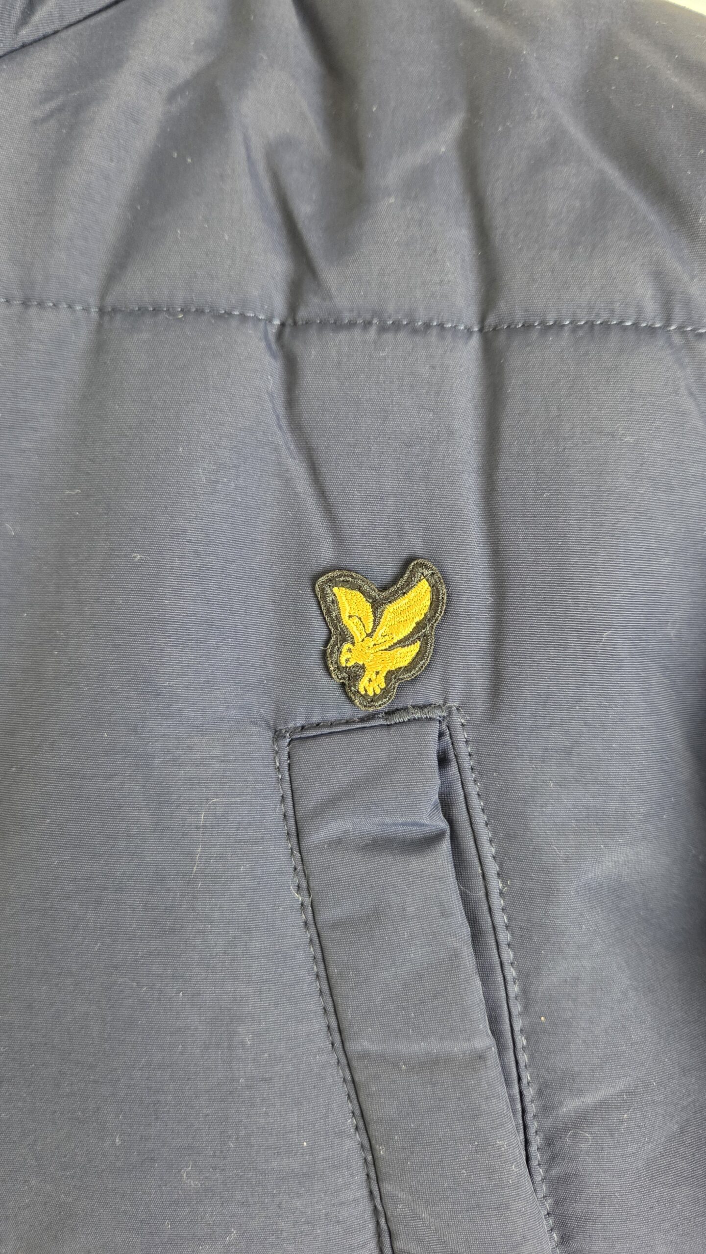 Lyle & Scott Junior Padded Parka Coat – Navy - Image 7