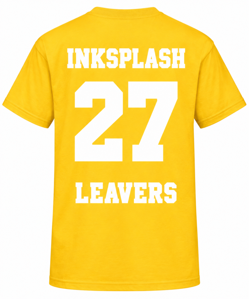 Personalised Leavers T-Shirts 2027
